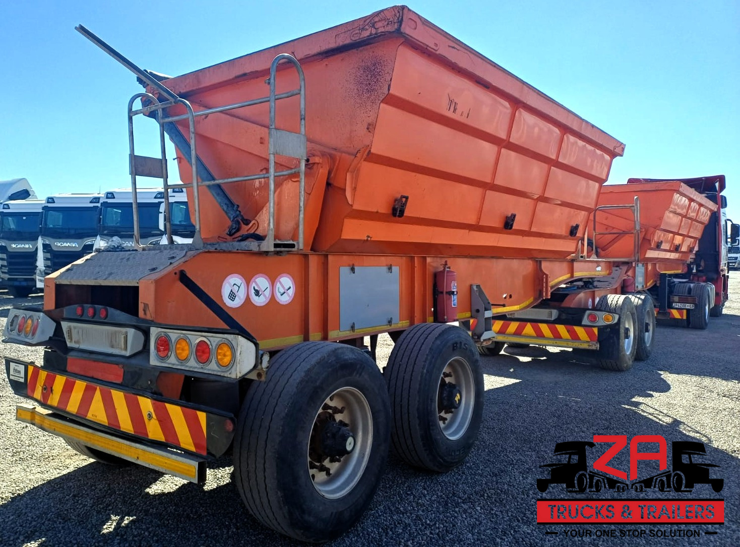 2021 SA TRUCK BODIES 25 CUBE SIDE TIPPER TRAILER #53115